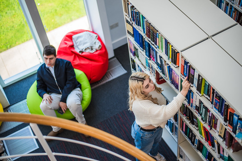 Students in Library