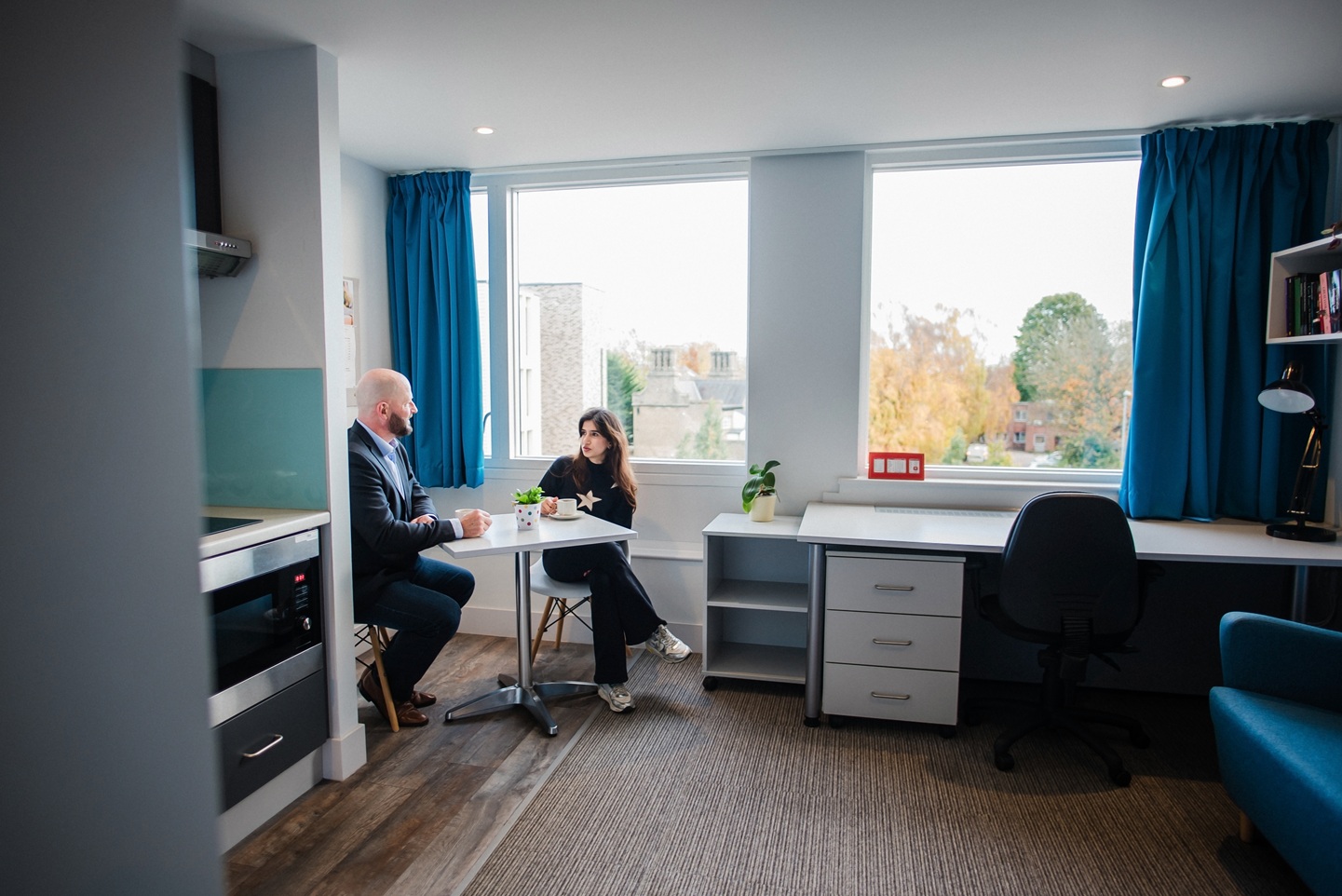 Students in College accommodation