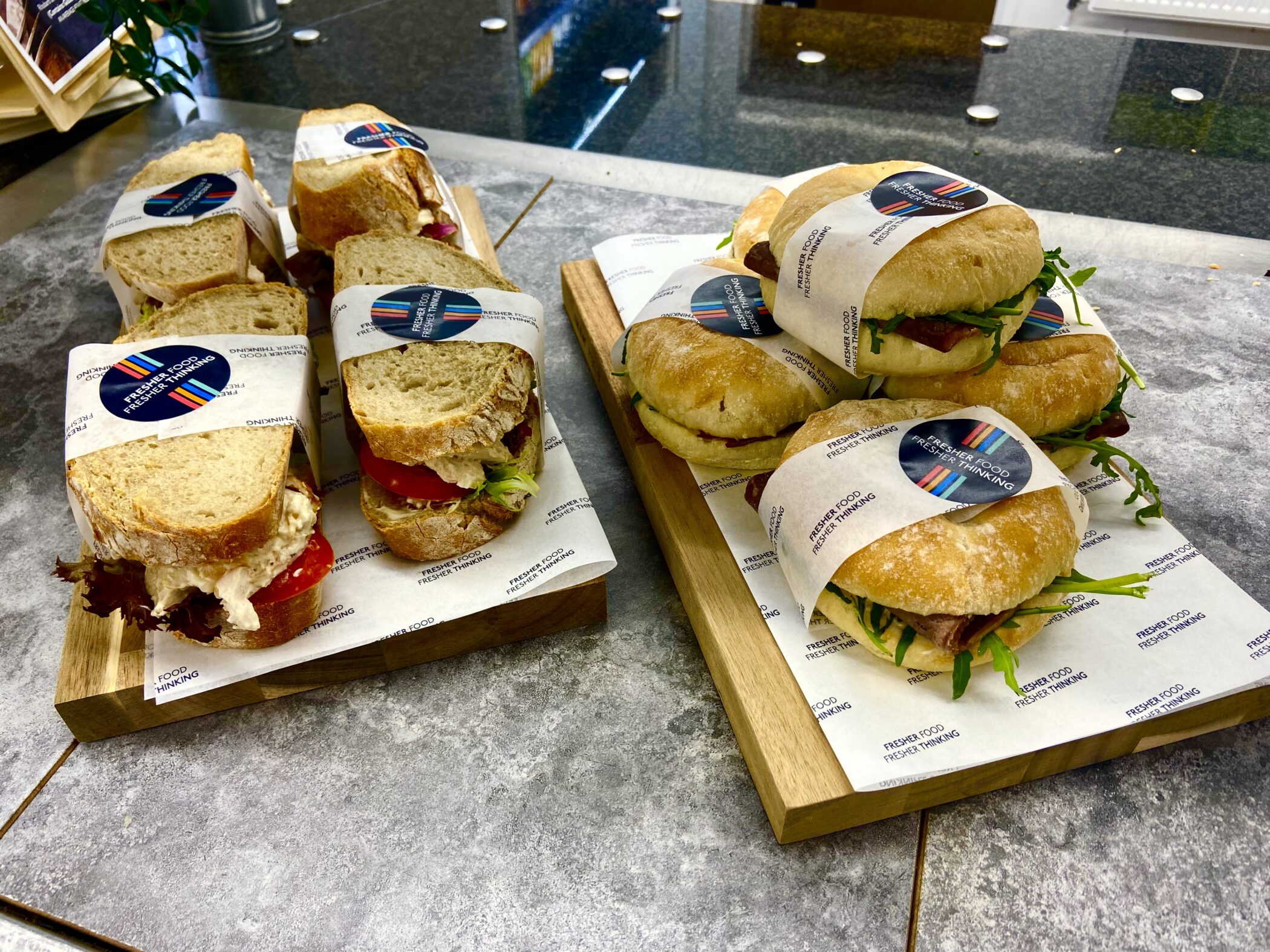 Sandwiches at Edspresso
