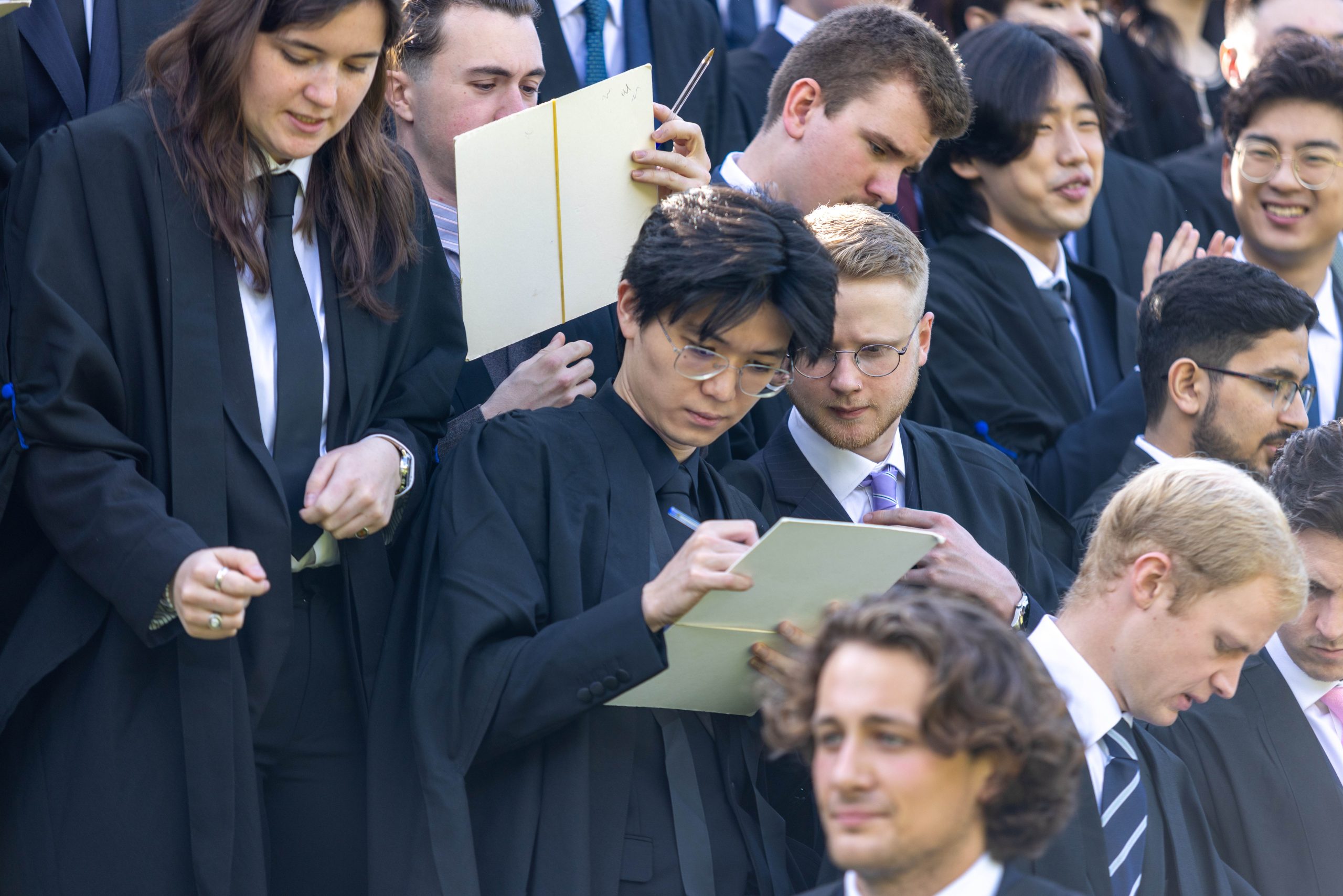 Students at matriculation ceremony photo. Image credit: Lloyd Mann
