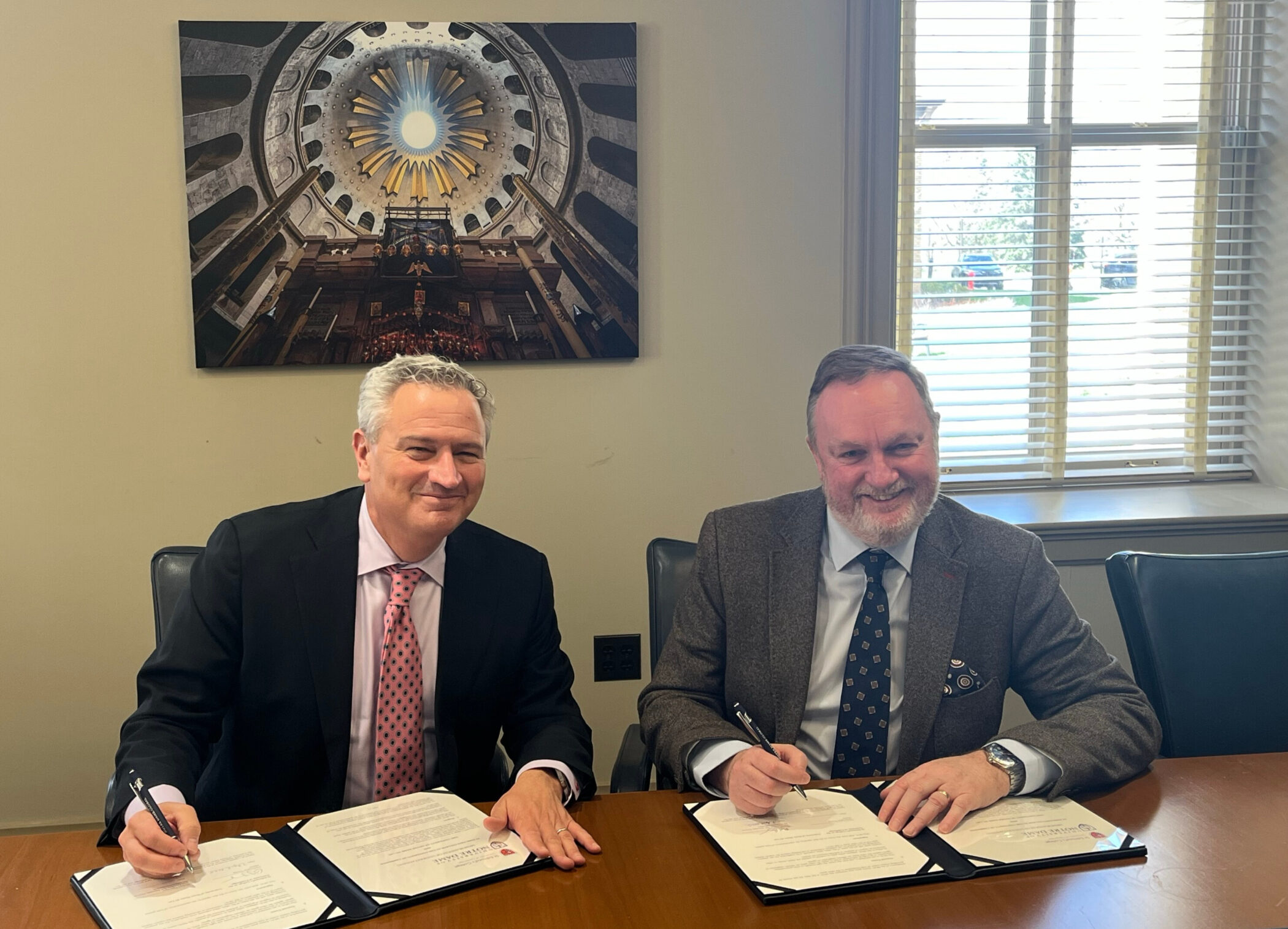 Photo for MoU Signing at Notre Dame