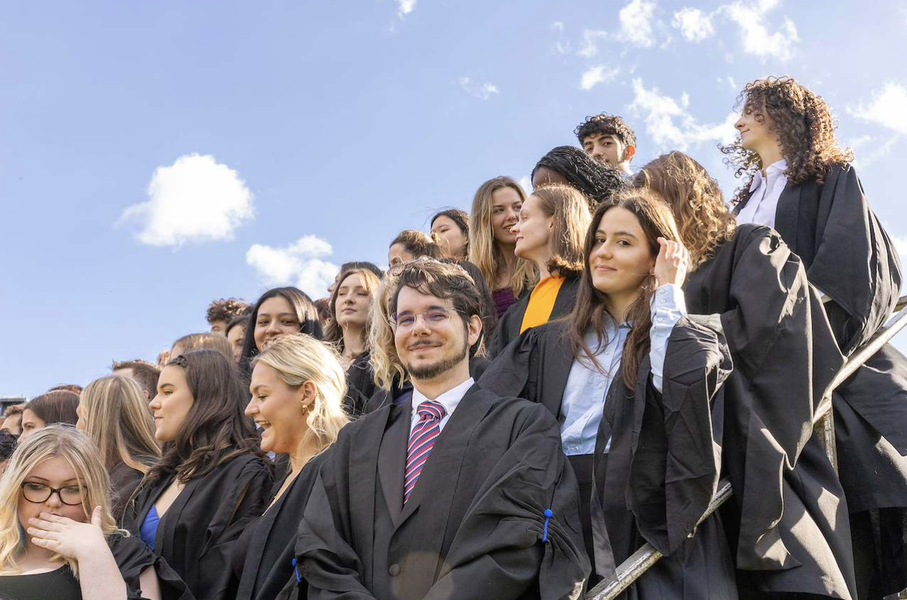 Students at matriculation ceremony